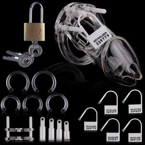 plastic cock cage|Lock The Cock: Male Chastity Cages & Devices.